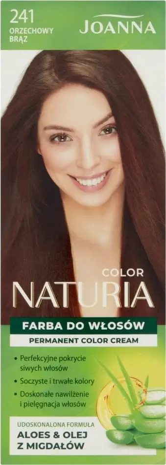 Ngjyrë për flokë për femra Joanna Naturia Color 241 Walnut Brown