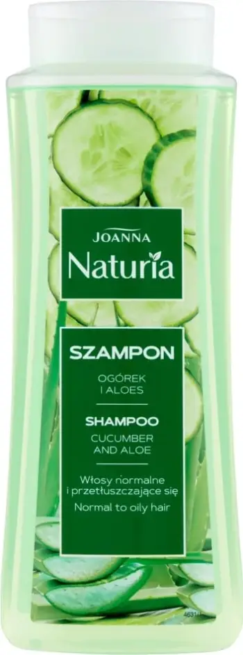 Shampo me kastravec dhe aloe Joanna - për flokë normalë dhe të yndyrshëm, 500ml