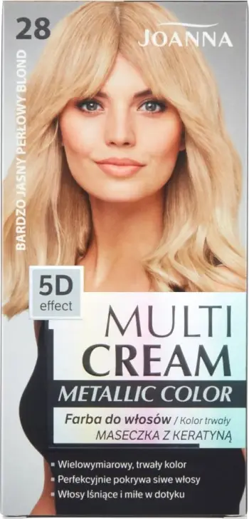 Ngjyrë flokësh Joanna Multi Cream Color 5D Effect, 28, bionde