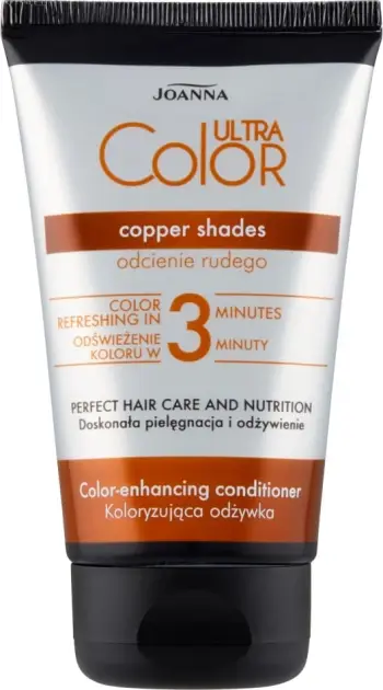 Kondicioner ngjyrues për flokë Joanna Ultra Color për femra, nuanca të kuqe, 100g