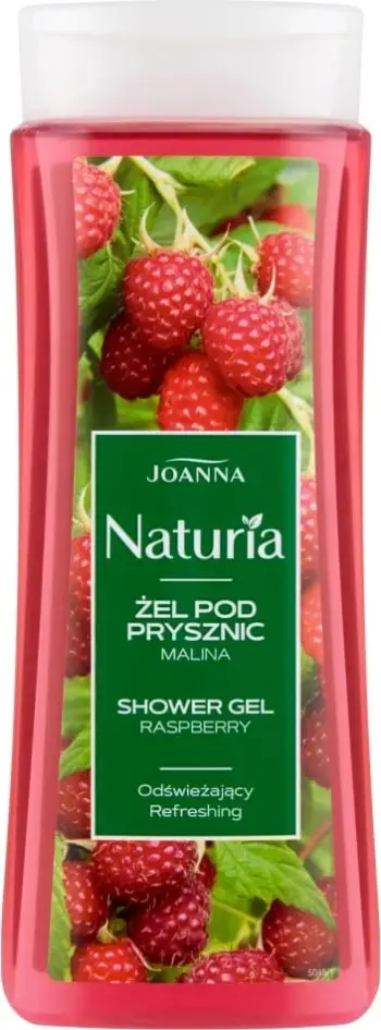 Xhel dushi për femra Joanna Naturia Refreshing Raspberry, 300ml