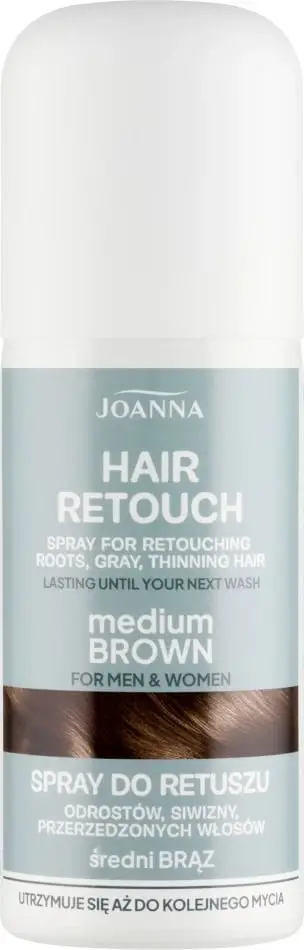 Sprej për rrënjë flokësh Joanna Hair Retouch kafe e mesme 75ml