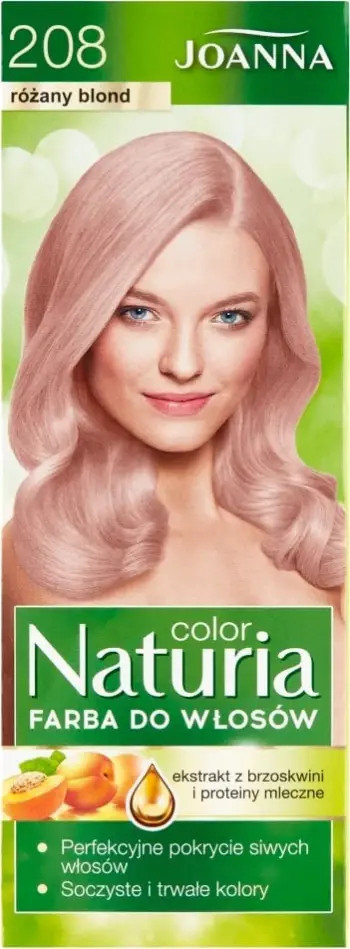 Ngjyrë për flokë Joanna Naturia, nr. 208 Rose Blond