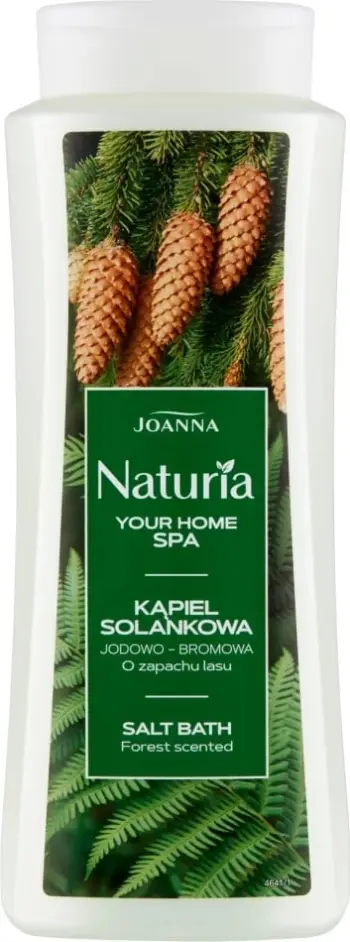 Kripë minerale për banjë Joanna Naturia Jodine-Bromine Forest Scent për femra, 500ml