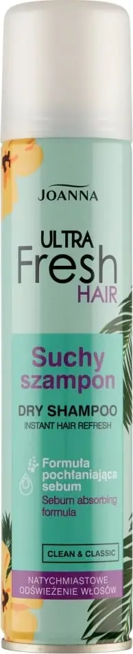 Shampo e thatë klasike për flokë Joanna Ultra Fresh, 200ml