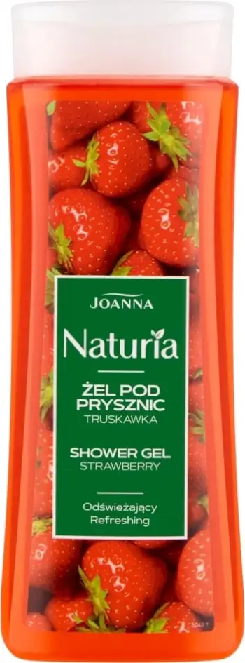 Xhel dushi për femra Joanna Naturia Strawberry, 300ml