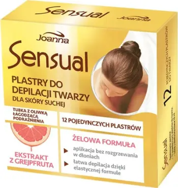 Depilues për fytyrë Joanna Sensual, 12 copë.