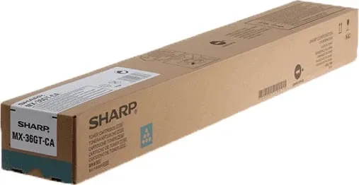 Toner, Sharp, MX-36GTCA, kapacitet 15000 faqe, cian - 1
