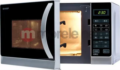 Mikrovalë Sharp R642INW, 800 - 1000W, e argjendtë - 2