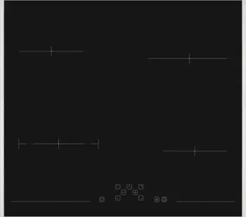Pllakë montuese Sharp KH-6V08FT0K-EU, 60 cm