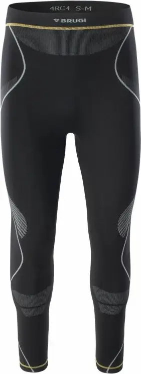 Leggings termoaktivë Brugi 4RC4 M, për meshkuj, të zinj