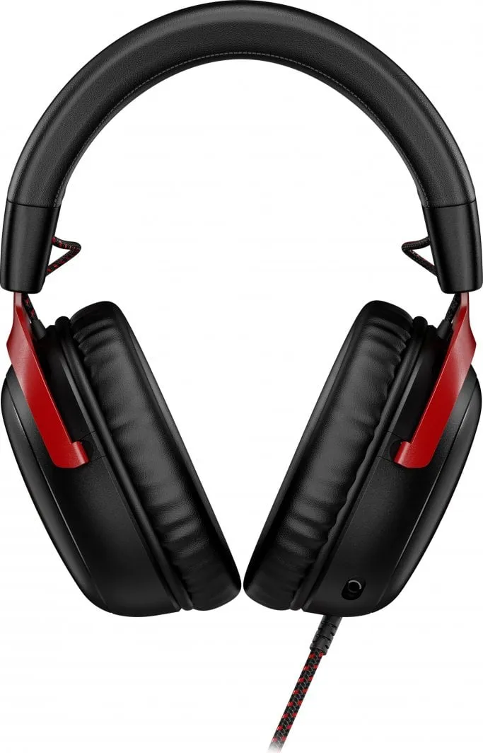 Kufje HyperX Cloud III (727A9AA), të zeza/ kuqe - 3