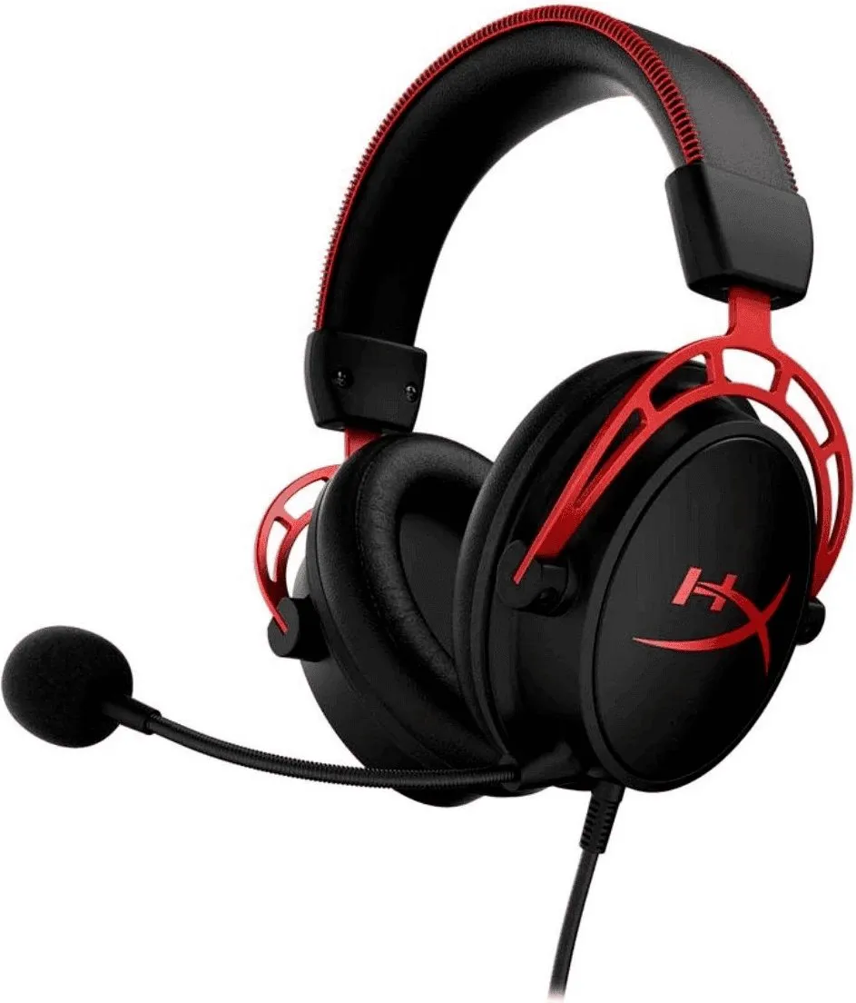 Kufje HyperX Cloud Alpha, të zeza/ kuqe - 1