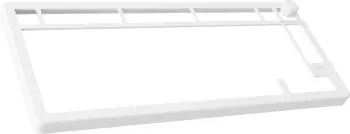 Kasë tastiere HyperX Alloy Rise 75 Top Plate, alumin, e bardhë