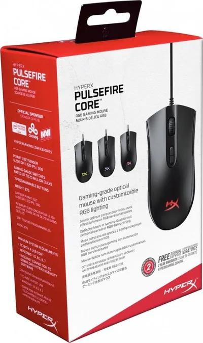 Maus HyperX Pulsefire Core, i zi (HX-MC004B) - 2
