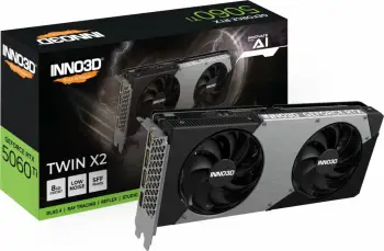 Kartelë grafike INNO3D GeForce RTX 5060 Ti TWIN X2 NVIDIA 8 GB GDDR7