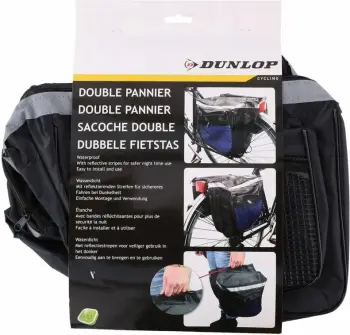 Çantë bisiklete Dunlop, e zezë