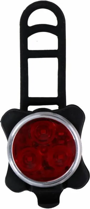 Dritë pasme për biçikletë Dunlop 3LED SMD, e zeza - 1