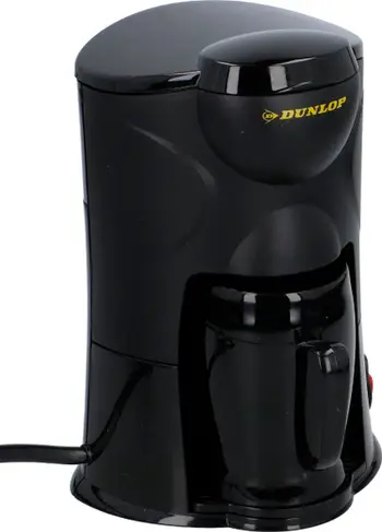 Aparat kafeje për veturë Dunlop 12V, për 1 filxhan, i zi