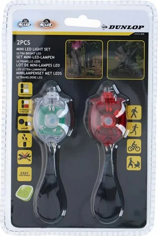 Set dritash LED për bicikleta Dunlop, për meshkuj dhe femra - 5