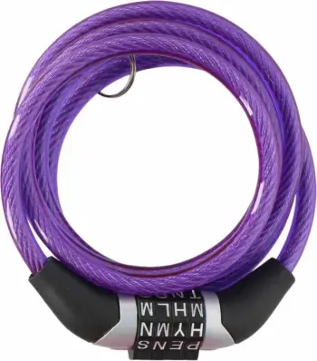 Kyç spirale për biçikleta Dunlop, vjollcë
