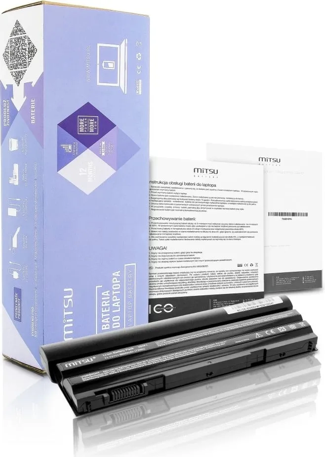 Bateri Mitsu për Dell Latitude E5420, E6420, 6600mAh, 11.1V - 1
