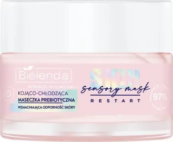 Maskë fytyre Bielenda Skin Restart Sensory Glowing, hidratuese, prebiotike, 50ml