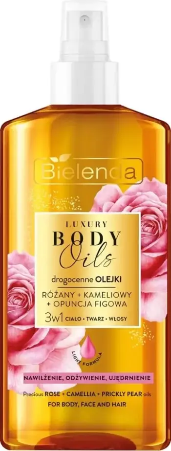 Vaj trupi për femra Bielenda Luxury Body Oils 3-in-1 Rose Camellia Prickly Pear 150ml