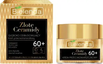 Krem fytyre Bielenda Golden Ceramides Anti wrinkle 60+, kundër rrudhave, për lëkurë të pjekur