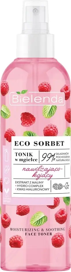 Toner sprej për fytyrë Bielenda Eco Sorbet për femra mjedër 200ml