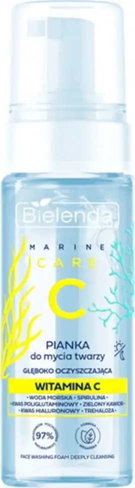 Shkumë pastruese fytyre Bielenda C Marine Care Deep Cleansing për femra 150ml