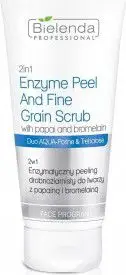 Peeling për fytyrë Bielenda Professional 2in1 Enzyme Peel & Fine Grain Scrub për femra, 150g