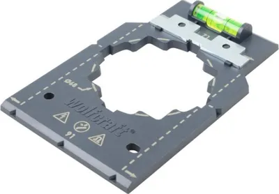 Shabllon për shënjim Wolfcraft 5975000, për kuti 68mm, plastik - 1