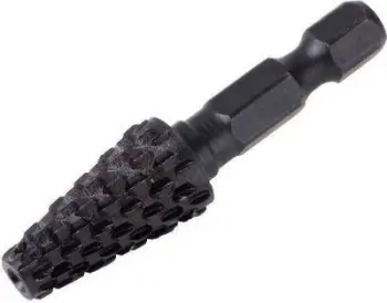 Raspë për metal Wolfcraft, konike, ¼” trzpień gjashtëkëndor