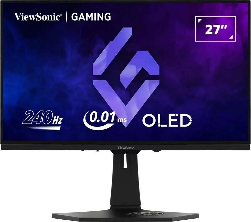 Monitor ViewSonic XG272-2K-OLED, 27”, QHD, 240Hz, i bardhë - 2