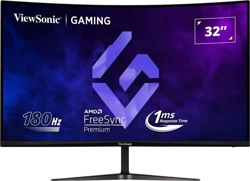 Monitor ViewSonic VX3218C-2K 32 inç, VA, QHD, 1ms, 165Hz, e zi - 1
