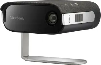Projektor portativ Viewsonic M1XE, LED, WVGA, 16 GB, i zi dhe argjendtë