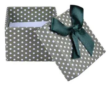 Kuti për bizhuteri JK Box KKK-3 / A19, 5 x 5 x 3.5 cm, e gjelbër