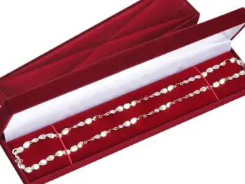 Kuti dhuratë për zinxhirë JK Box Velvet RE-09/A10/A10, e kuqe
