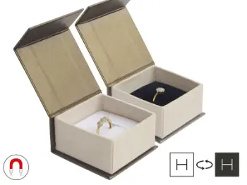 Kuti për aksesorë JK Box, BA-3/A21/A20, bezhë/ bardhë