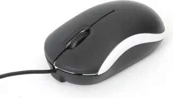 Maus Omega OM-07, me kabllo, USB, i bardhë dhe i zi