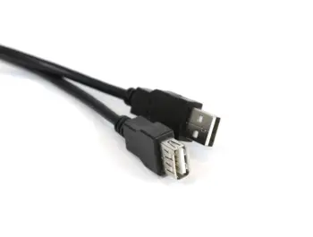Kabllo vazhduese USB Omega OUAFB3, M/F 3M, e zezë