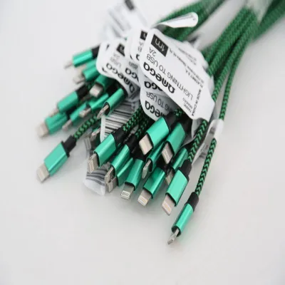 Kabllo USB Omega (44039), 2A, 1m, e gjelbër - 3