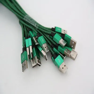 Kabllo USB Omega (44039), 2A, 1m, e gjelbër - 4