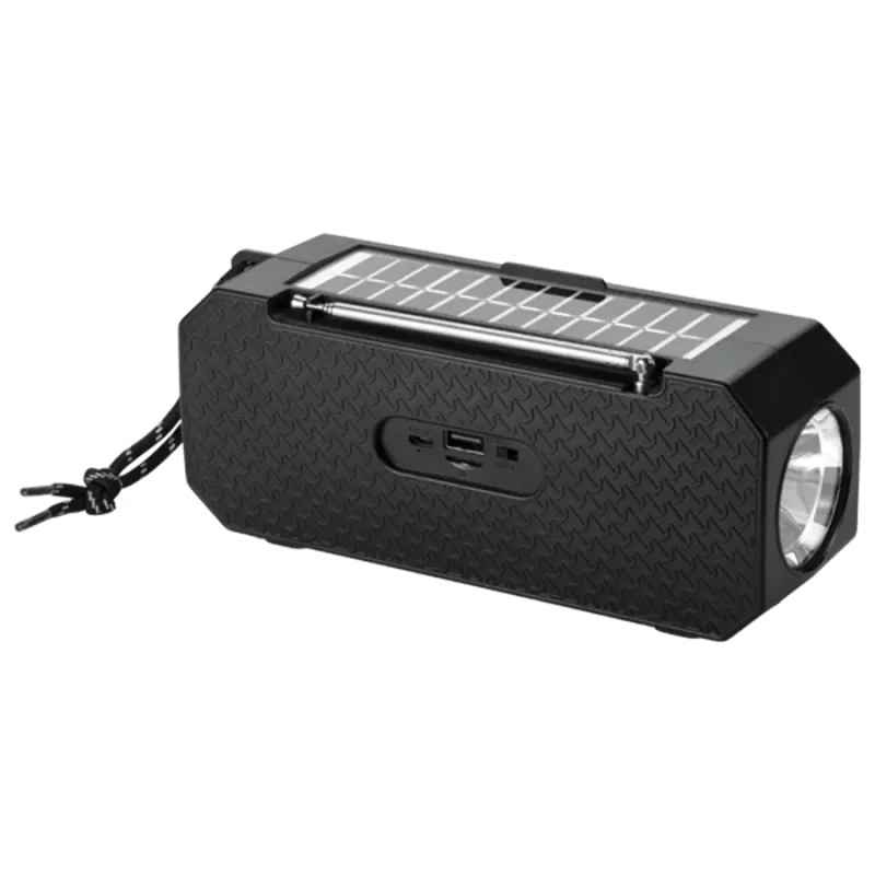 Denver Bluetooth Speaker with Solar Panel & FM Radio - 3