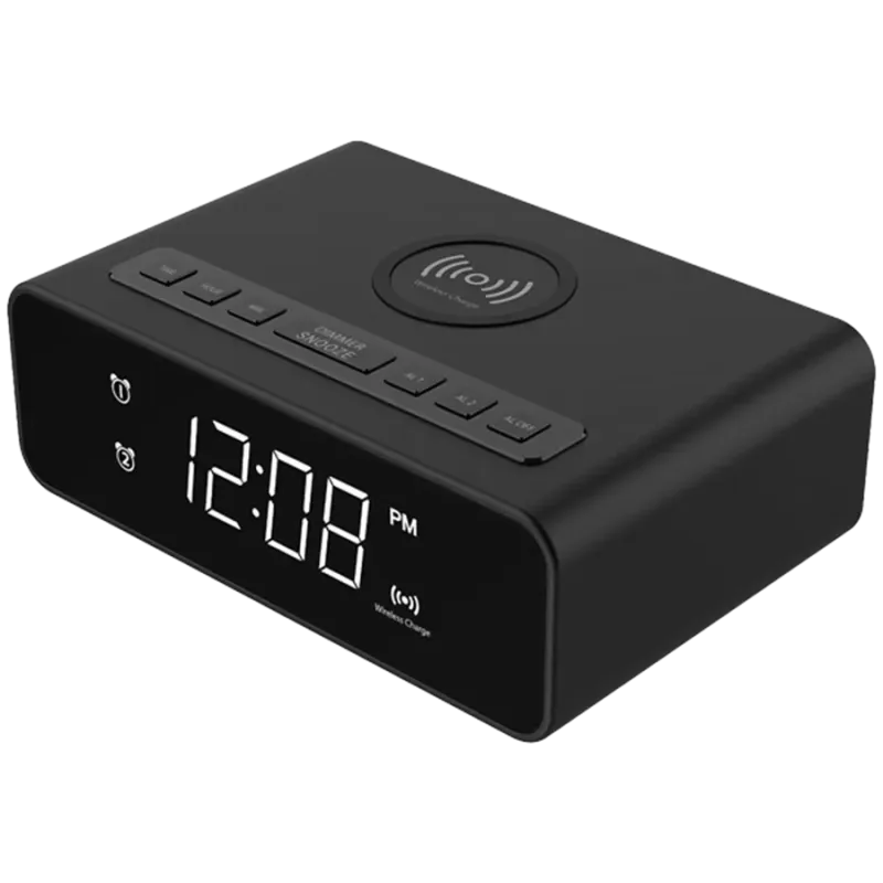 Denver Alarm Clock & Wireless Charger - 2