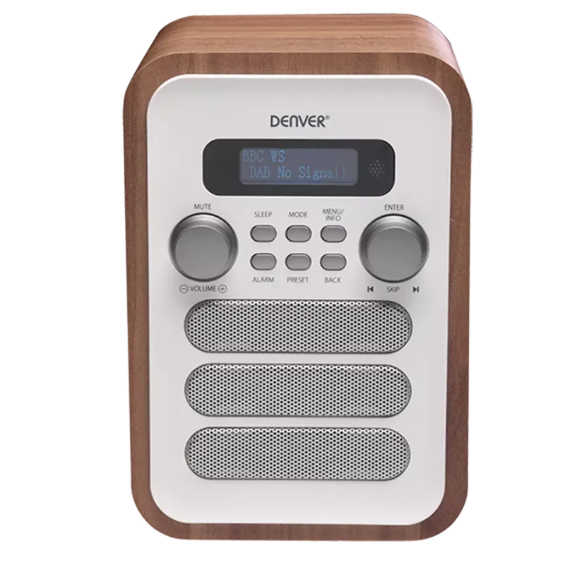 Denver FM Radio with Bluetooth DAB-48 White - 1