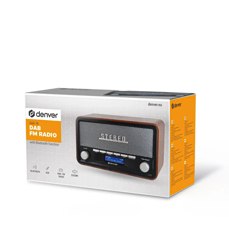 Denver FM Radio with Bluetooth DAB-18 - 3