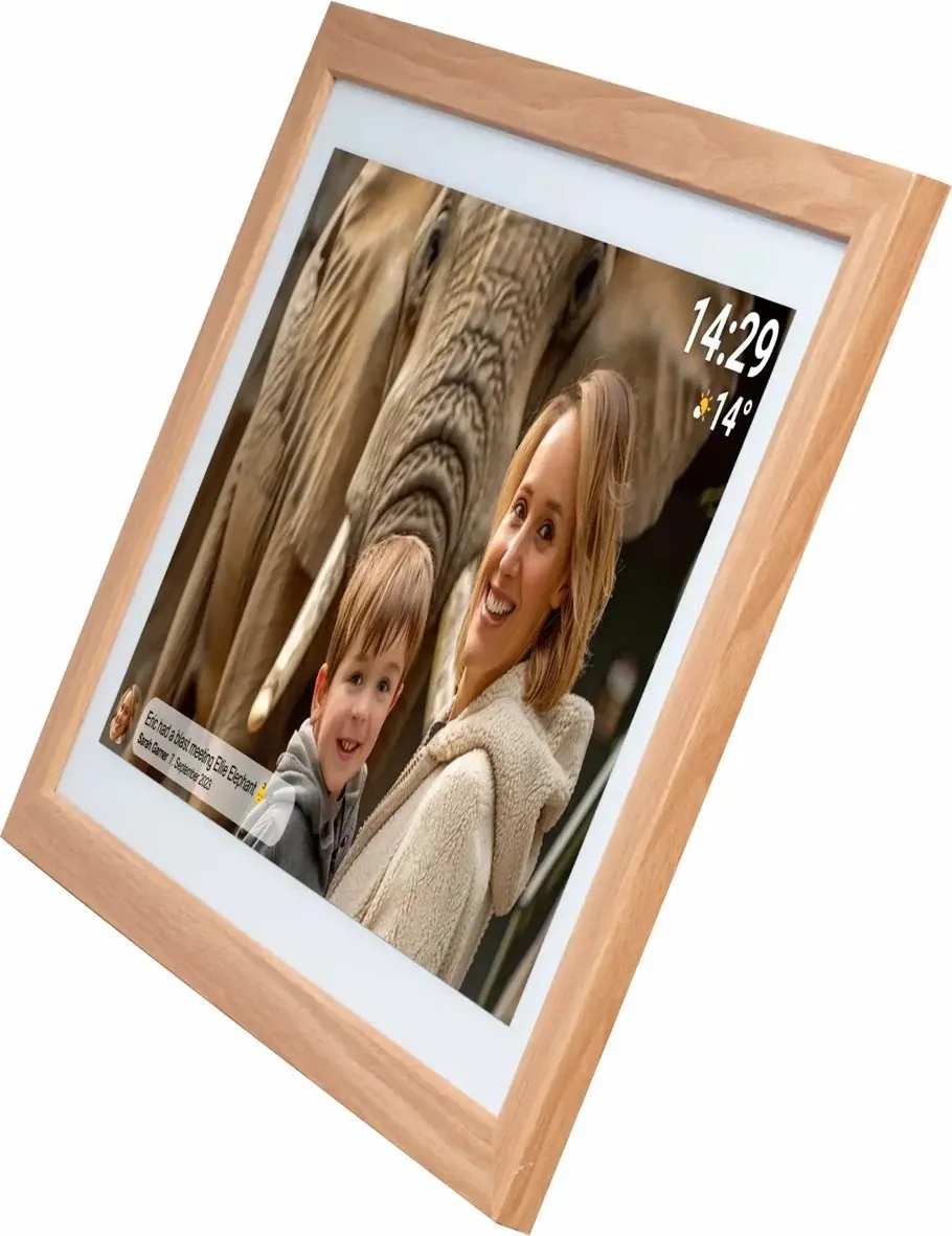 Kornizë digjitale Denver Frameo PFF-2162LW, 21.5", Full HD, 16 GB, kafe e çelët - 4