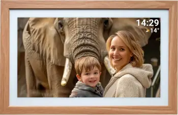 Kornizë digjitale Denver Frameo PFF-2162LW, 21.5", Full HD, 16 GB, kafe e çelët